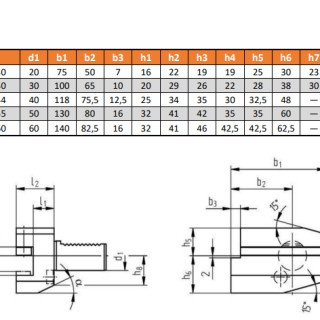 Резцедержатель VDI B6-60x32x60 STARDA