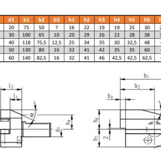 Резцедержатель VDI B8-30x20x40 STARDA