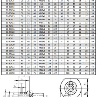 Резцедержатель VDI E1-20x16 STARDA