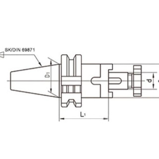 Оправка SK/DIN 69871 SK30-FMB22-60 STARDA