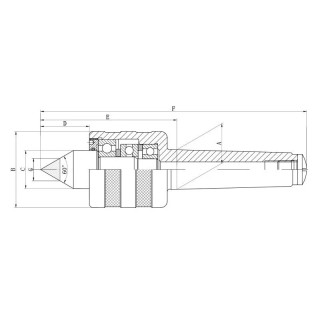Центра вращающиеся с ВК8 DJ-H03002 (8810)